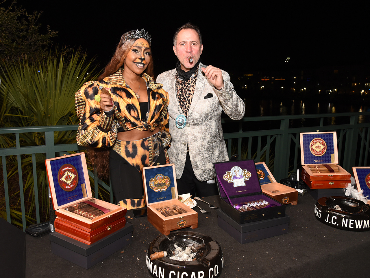 The Gala event featured a Cigar Bar sponsored by J.C. Newman