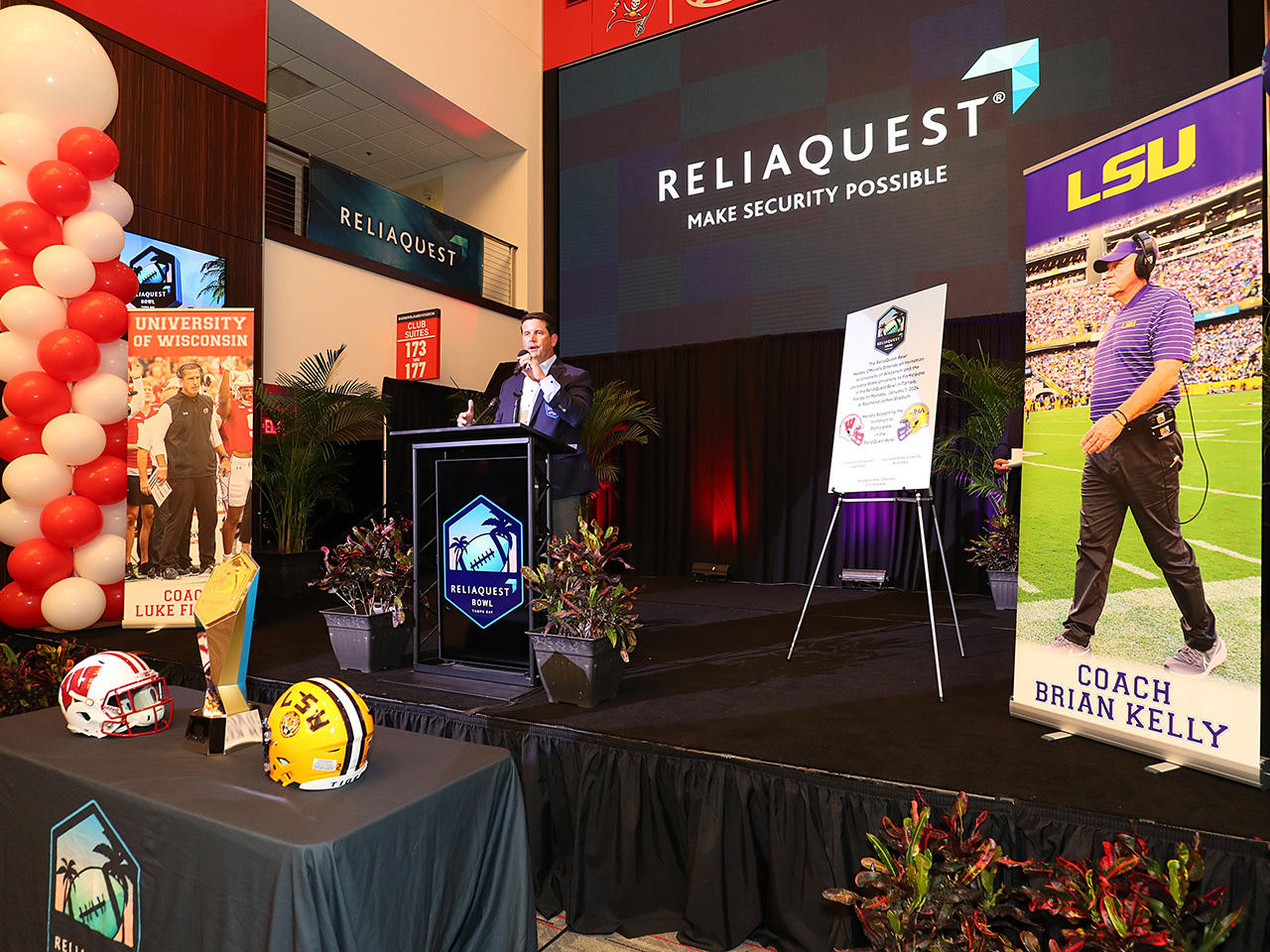 ReliaQuest Founder & CEO Brian Murphy welcomes guests